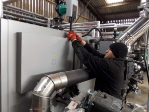 Biomass boiler maintenance